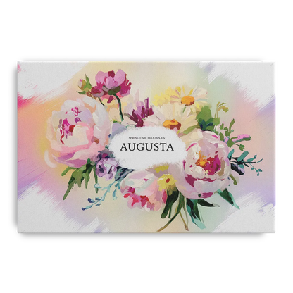 Augusta Springtime Blooms Front - Canvas Wall Art