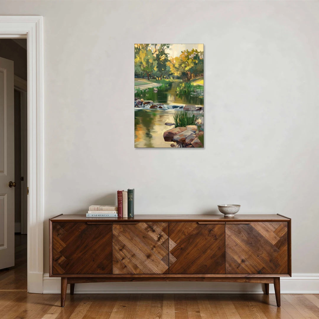 Austin Greenbelt Escape - Canvas Wall Art - Coffee Table - 24x36