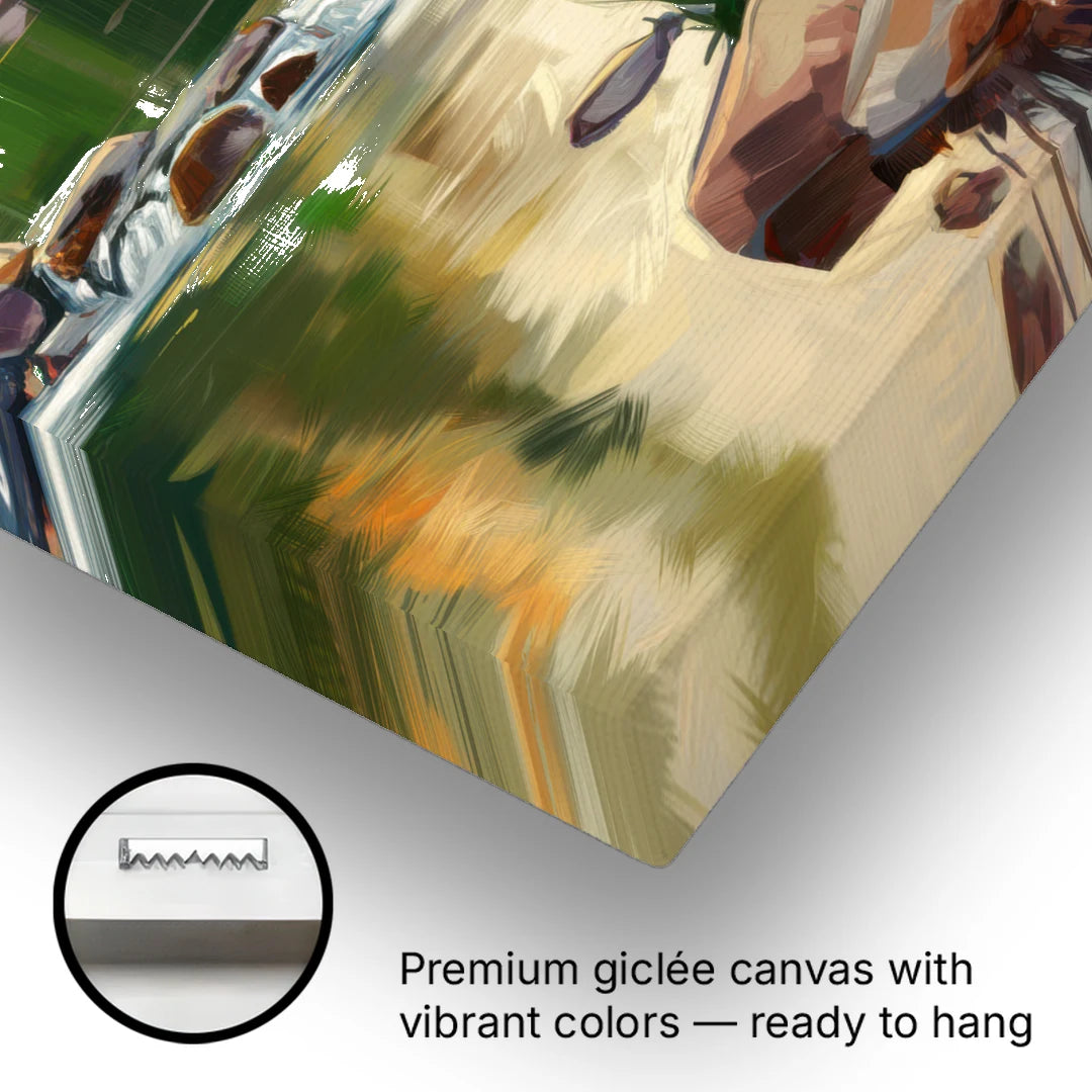 Austin Greenbelt Escape - Canvas Wall Art - Gallery Wrap Corner