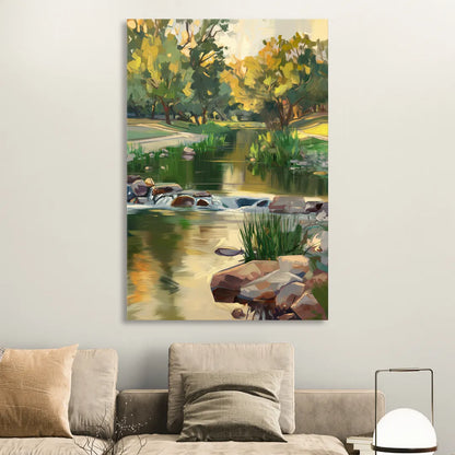 Austin Greenbelt Escape Sitting Room - Canvas Wall Art
