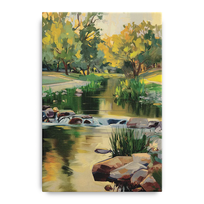 Austin Greenbelt Escape Front - Canvas Wall Art