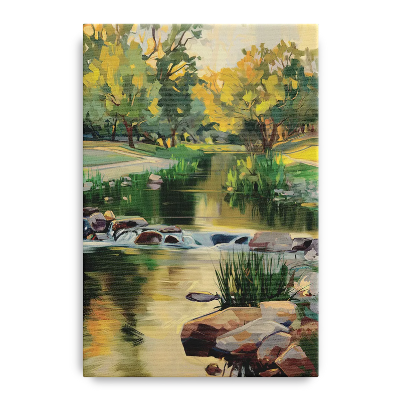 Austin Greenbelt Escape Front - Canvas Wall Art