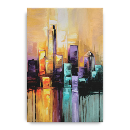 Austin Moody Cityscape Front - Canvas Wall Art