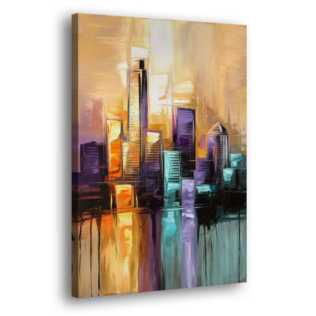 Austin Moody Cityscape Side - Canvas Wall Art