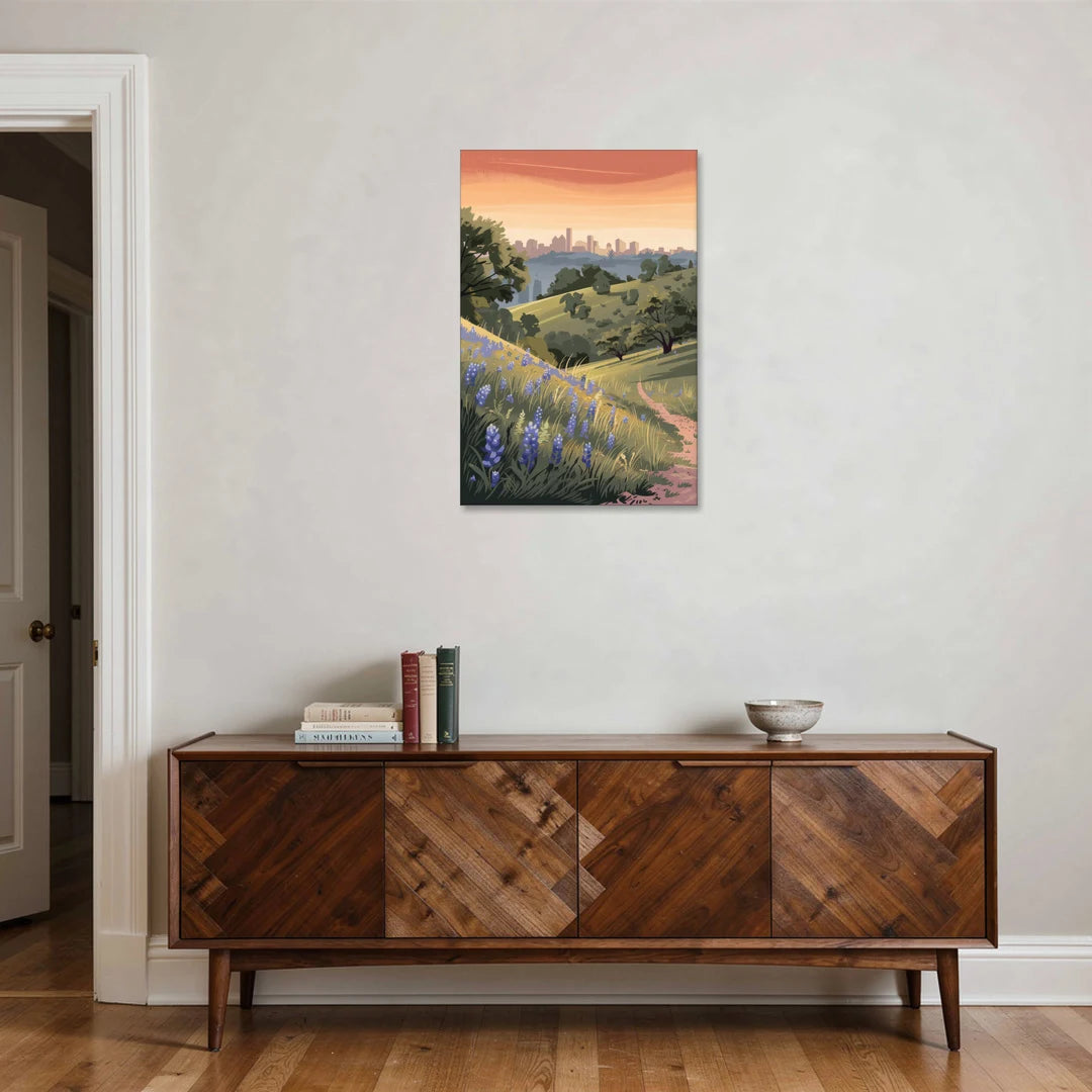 Austin Texas Hill Country - Canvas Wall Art - Coffee Table - 24x36