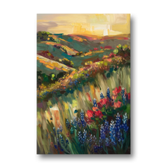 Austin Texas Hill Country Landscape - Canvas Wall Art - Front