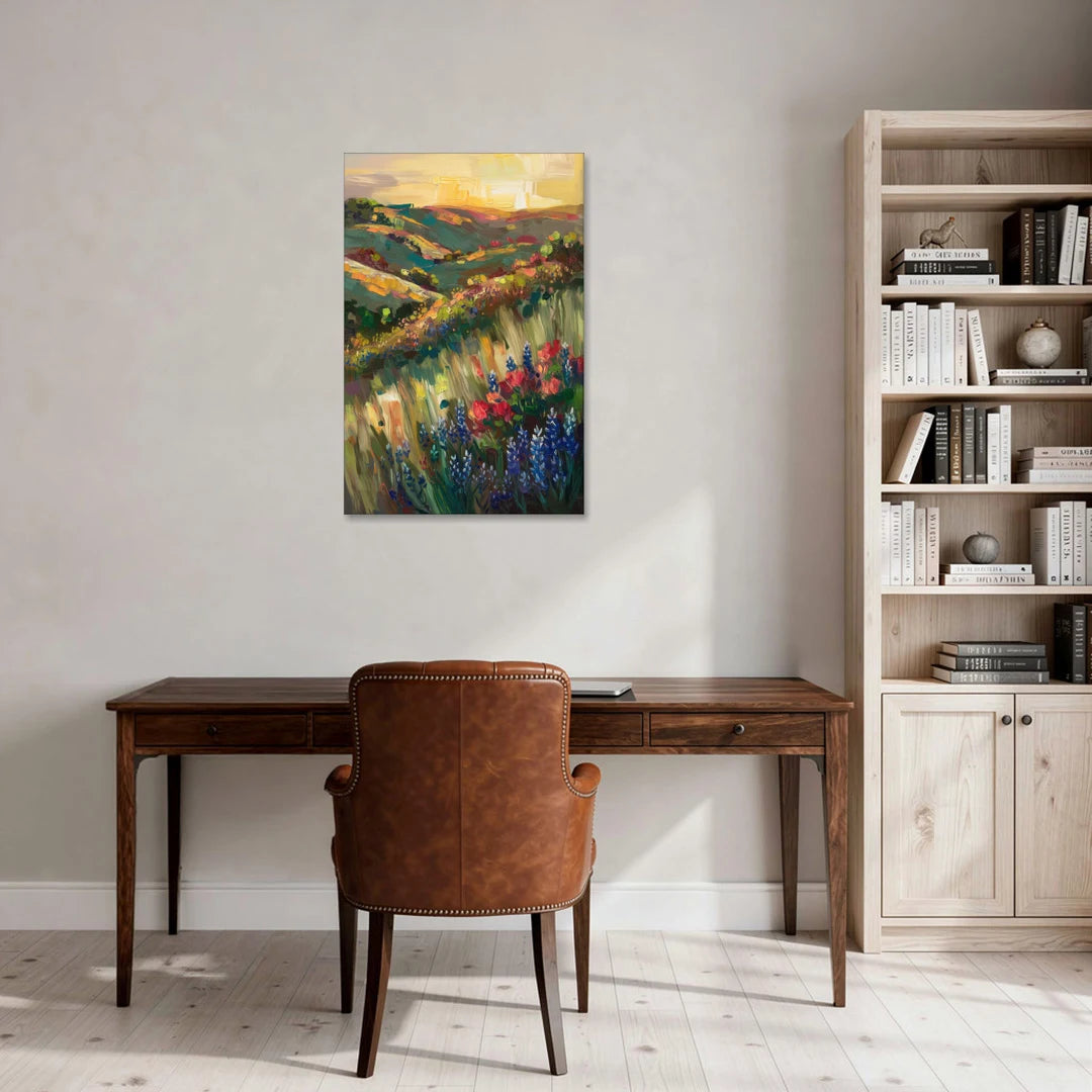 Austin Texas Hill Country Landscape - Canvas Wall Art - Office - 24x36