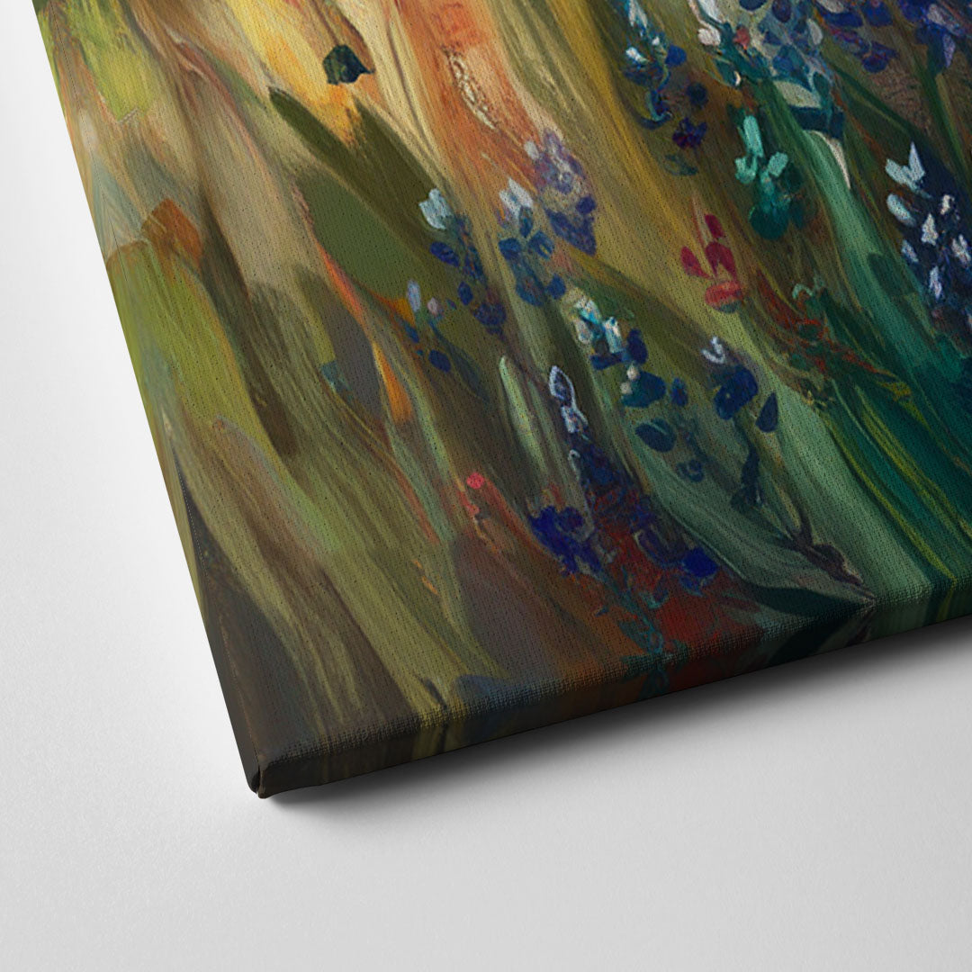 Austin Texas Hill Country Landscape Canvas Close Up