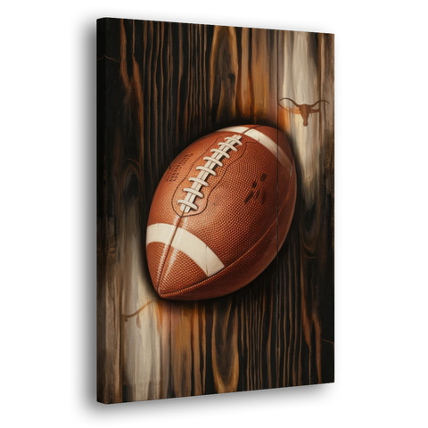 Austin UT Football Energy - Canvas Wall Art - Side