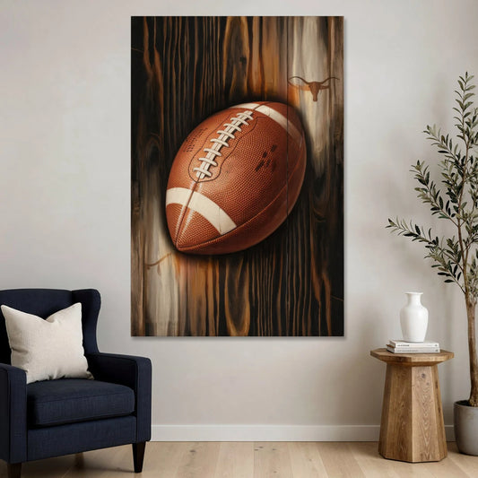 Austin UT Football Energy - Canvas Wall Art - Sofa - 40x60