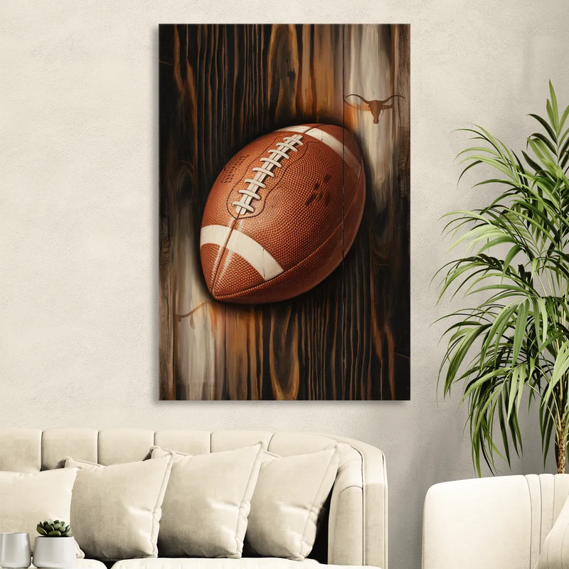Austin UT Football Energy Sitting Room - Canvas Wall Art
