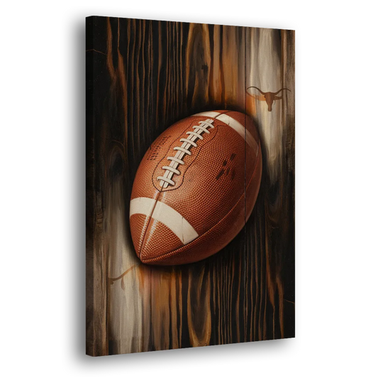 Austin UT Football Energy Side - Canvas Wall Art