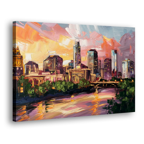 Austin Urban Charm - Canvas Wall Art