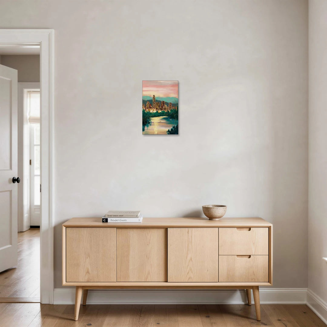 Austin Westlake Hills View - Canvas Wall Art - Coffee Table - 12x18