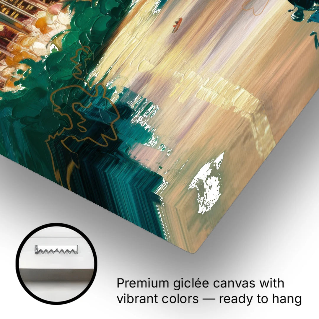 Austin Westlake Hills View - Canvas Wall Art - Gallery Wrap Corner