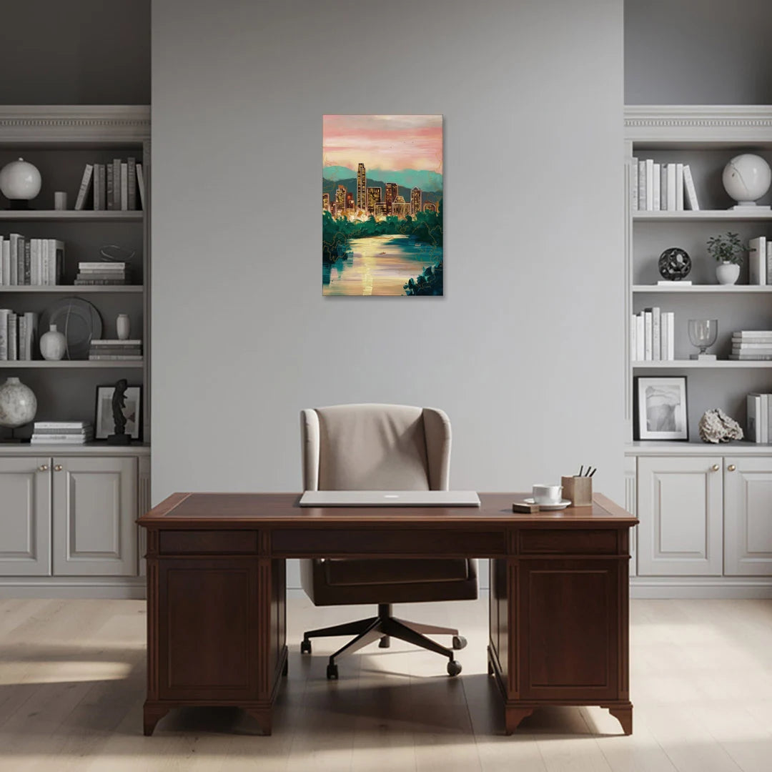 Austin Westlake Hills View - Canvas Wall Art - Office - 20x30