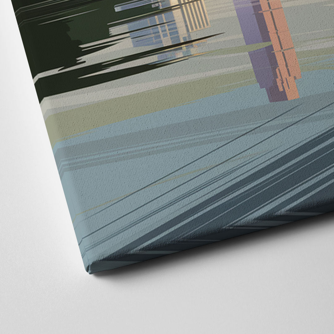 Austin Zilker Park Views Canvas Close Up