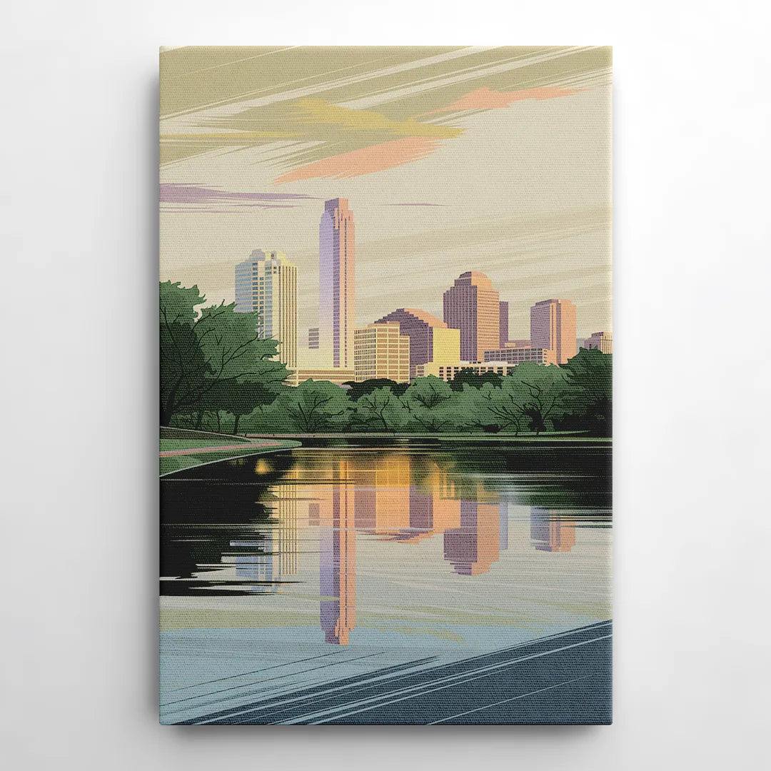 Austin Zilker Park Views - Canvas Wall Art