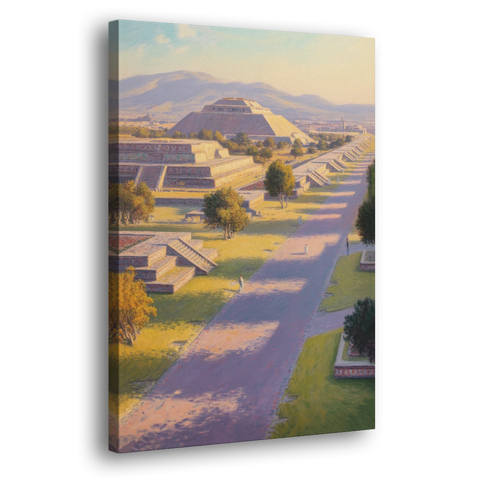 Avenue of the Dead - Canvas Wall Art - Side