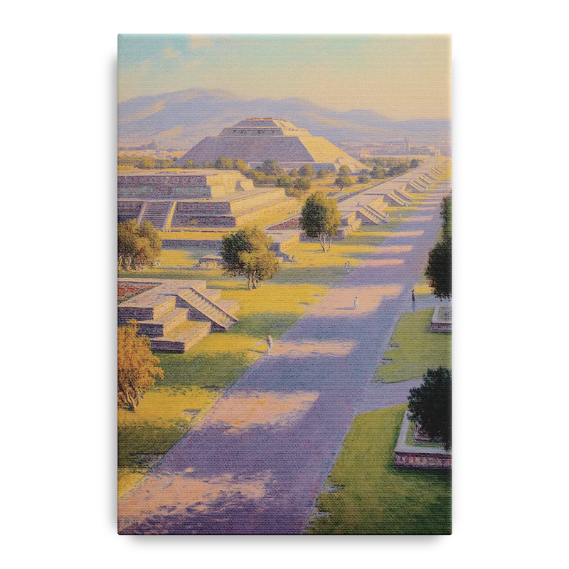 Avenue of the Dead Front - Canvas Wall Art