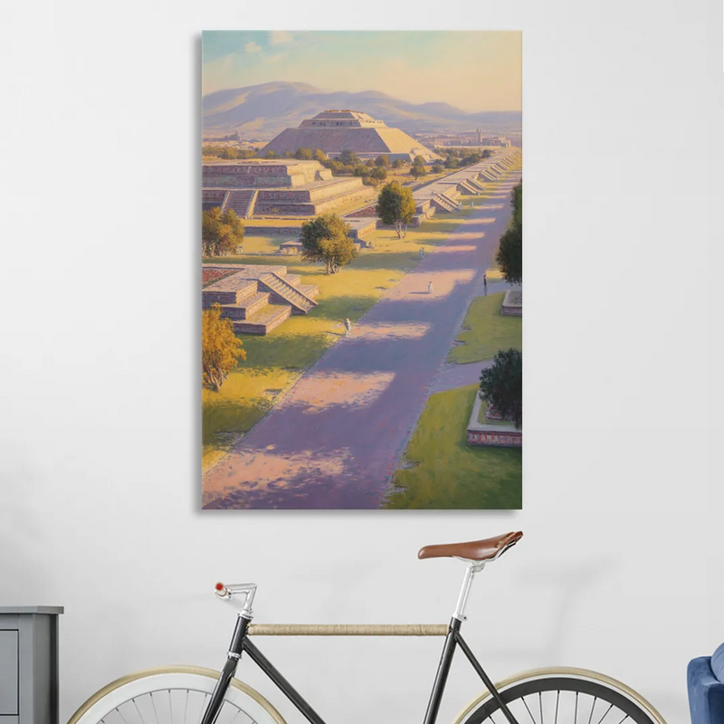 Avenue of the Dead Living Room - Canvas Wall Art
