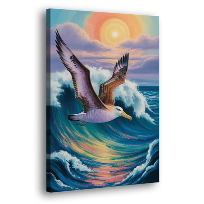Awe-Inspiring Albatross Ascend Side - Canvas Wall Art