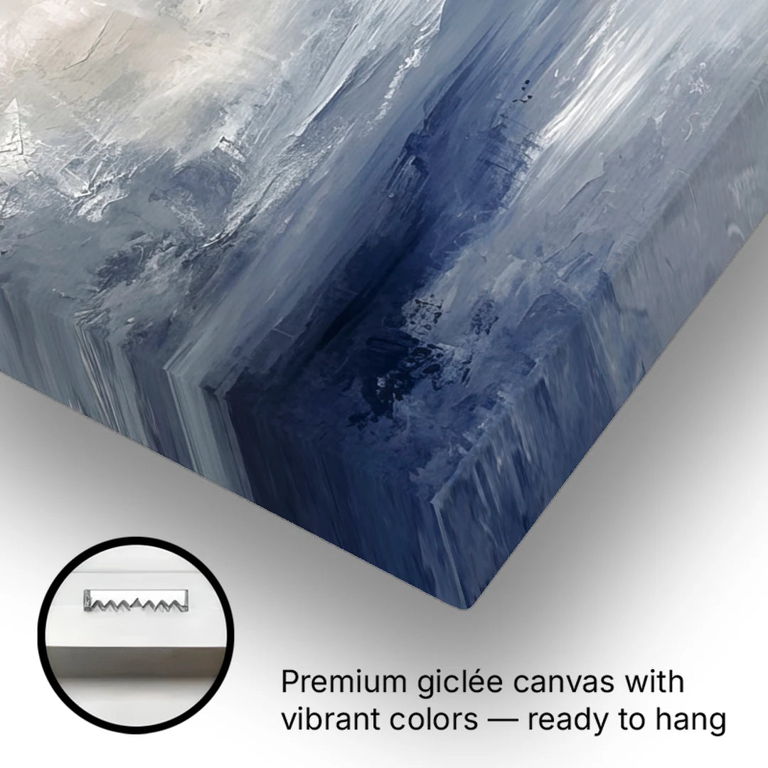 Azure Veil I - Canvas Wall Art - Gallery Wrap Corner