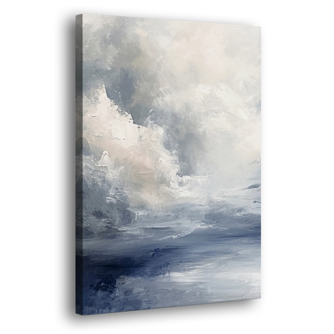 Azure Veil I - Canvas Wall Art - Side