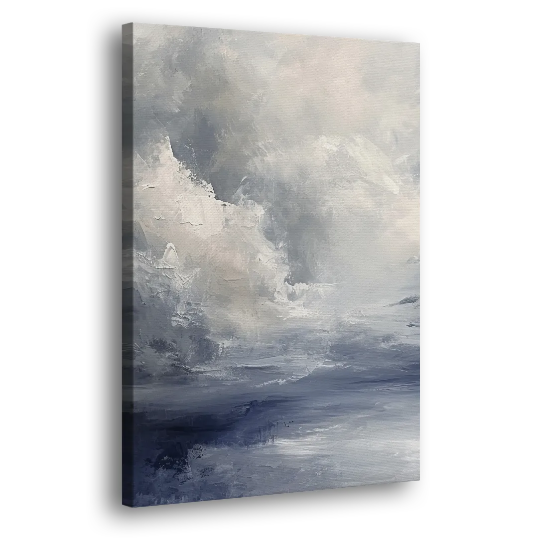 Azure Veil I Side - Canvas Wall Art