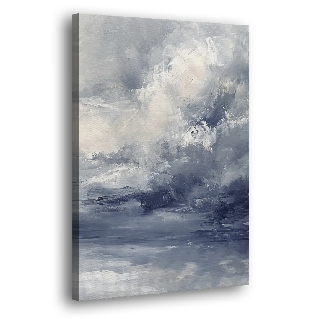 Azure Veil II Side - Canvas Wall Art