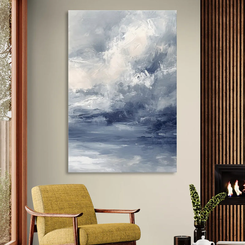 Azure Veil II Wall Art | Canvas Print | Jessie's Home