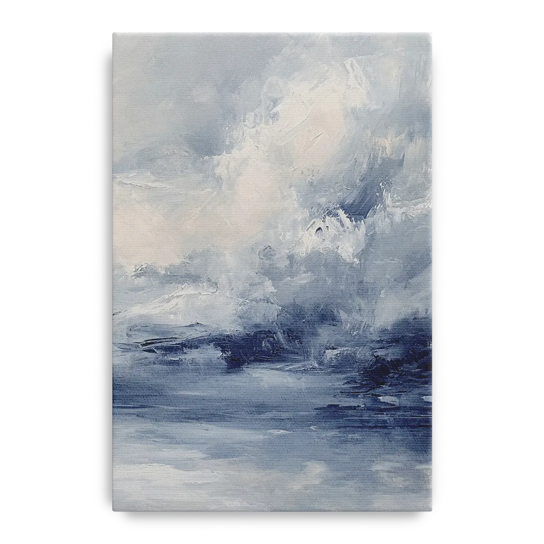 Azure Veil II Front - Canvas Wall Art
