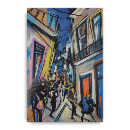 Bairro Alto Vibes Front - Canvas Wall Art