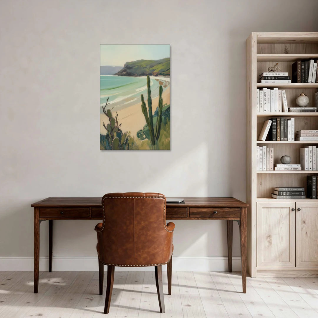Balandra Beach Bay - Canvas Wall Art - Office - 24x36