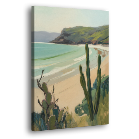 Balandra Beach Bay - Canvas Wall Art - Side