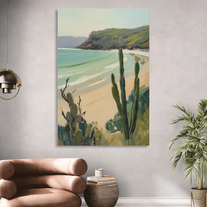 Balandra Beach Bay Sitting Room - Canvas Wall Art