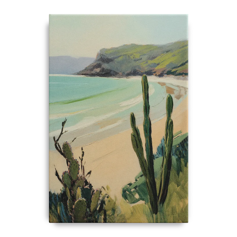 Balandra Beach Bay Front - Canvas Wall Art