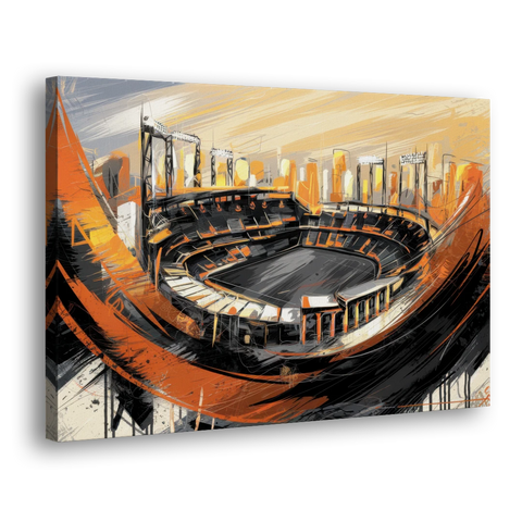 Baltimore Orioles Team Spirit - Canvas Wall Art - Side