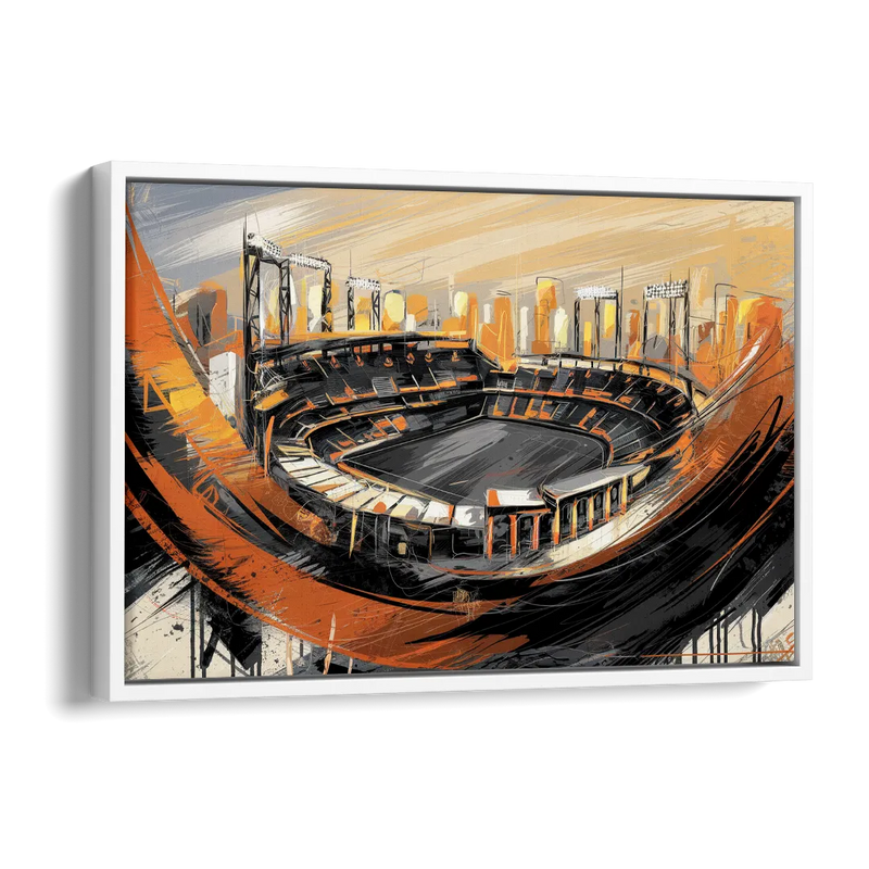 Baltimore Orioles Team Spirit Side - White Canvas Wall Art