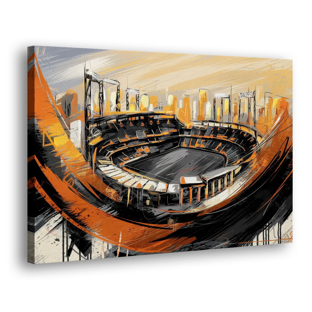 Baltimore Orioles Team Spirit Side - Canvas Wall Art