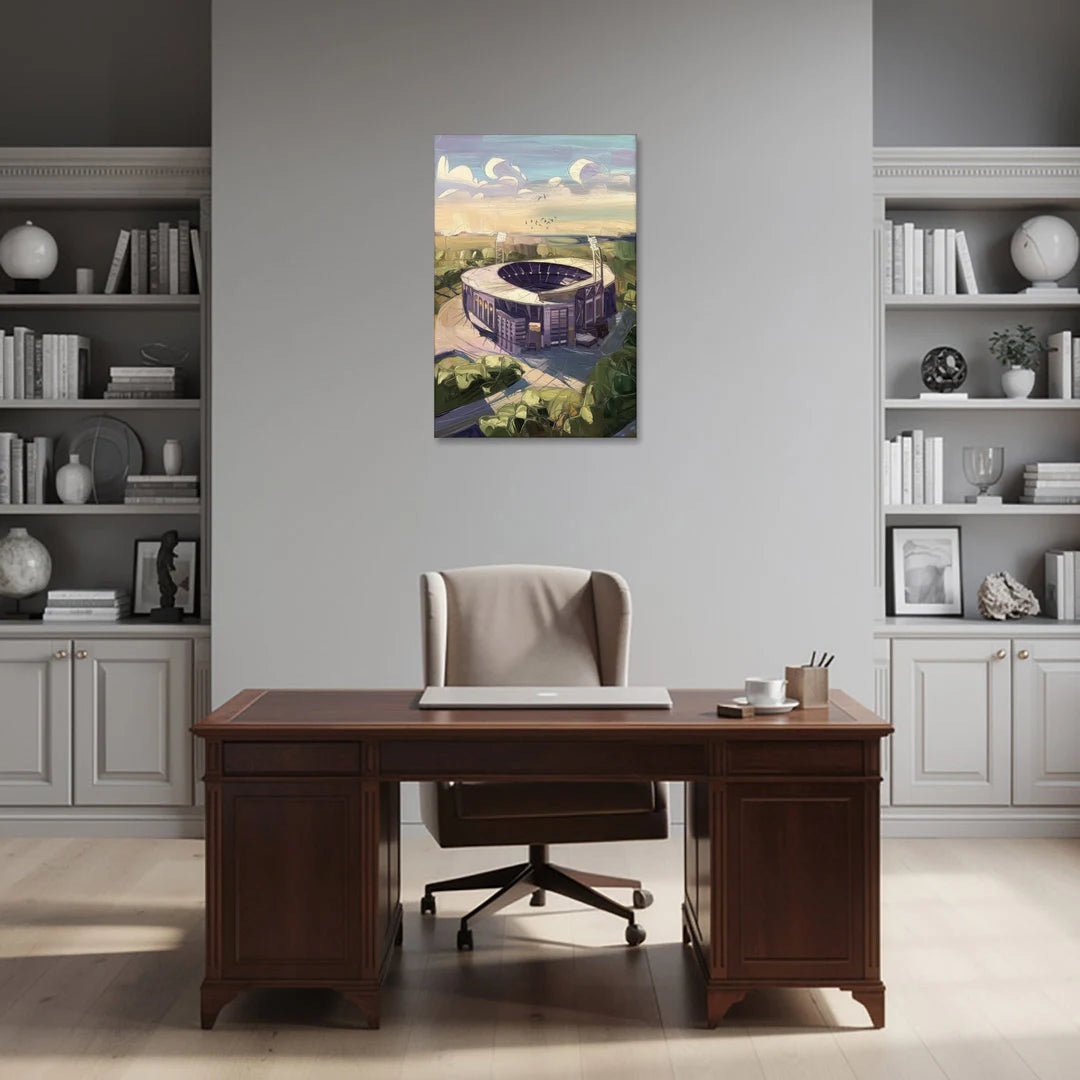 Baltimore Ravens Stadium View - Canvas Wall Art - Office - 24x36