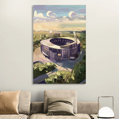Baltimore Ravens Stadium View Living Room - Canvas Wall Art
