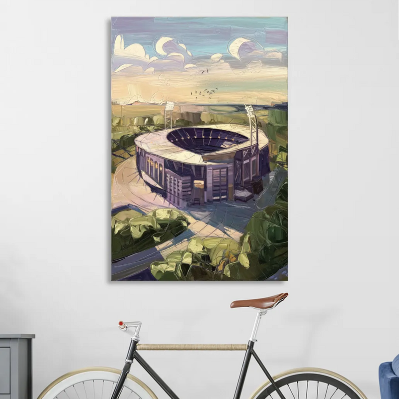 Baltimore Ravens Stadium View Sitting Room - Canvas Wall Art