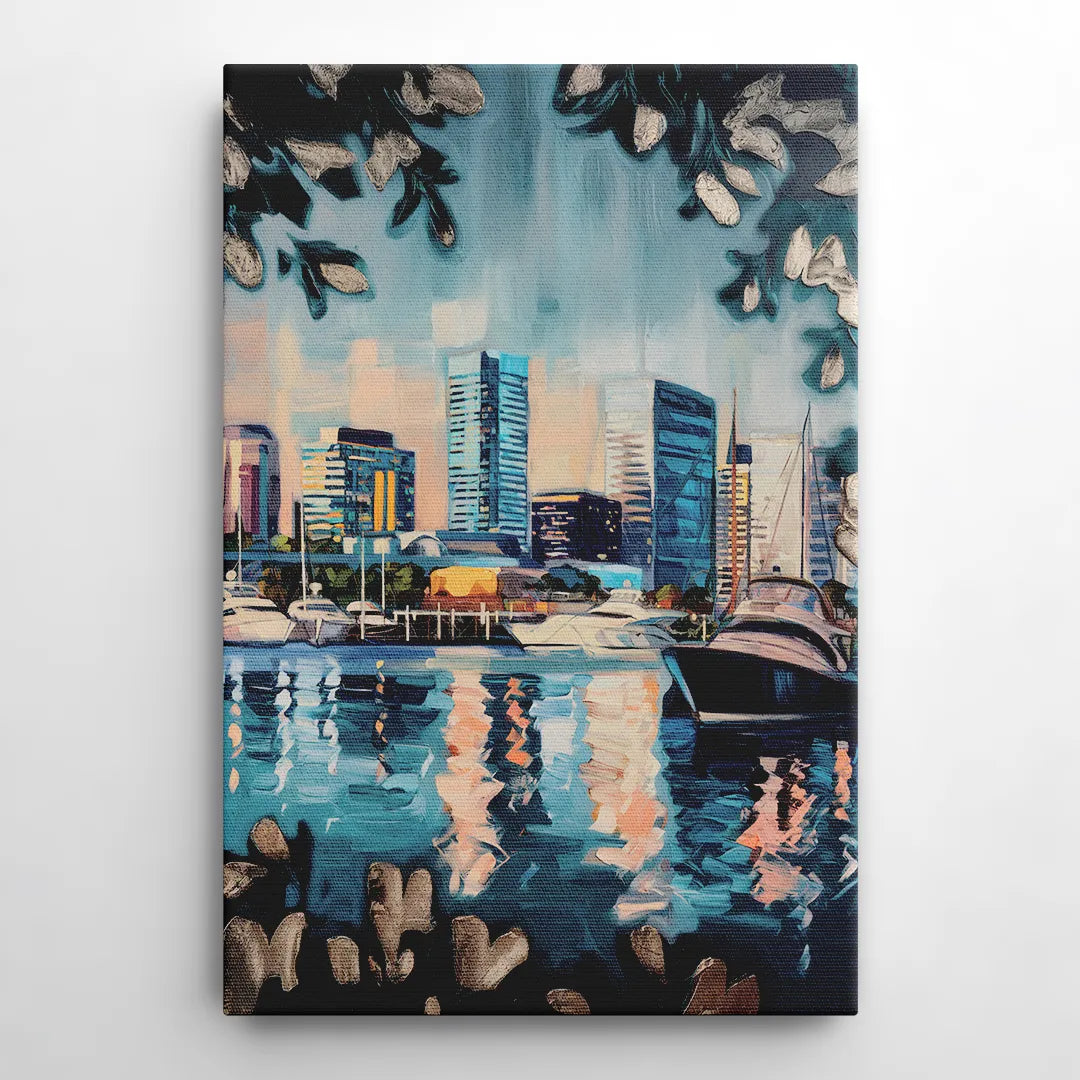 Baltimore Scenic Harbor Views - Canvas Wall Art