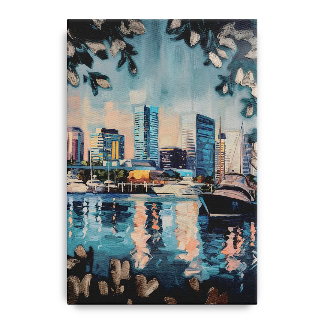 Baltimore Scenic Harbor Views Front - Canvas Wall Art