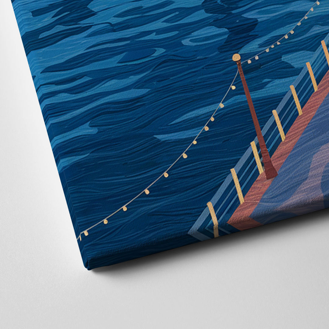Baltimore Waterfront Charm Canvas Close Up