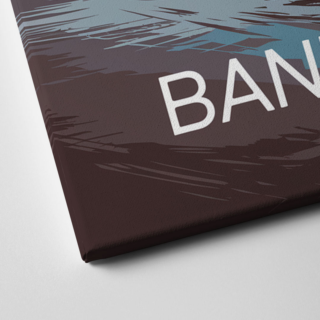 Bandon Coastal Sunset Canvas Close Up