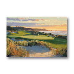 Bandon Dunes Golf Landscape - Canvas Wall Art - Front