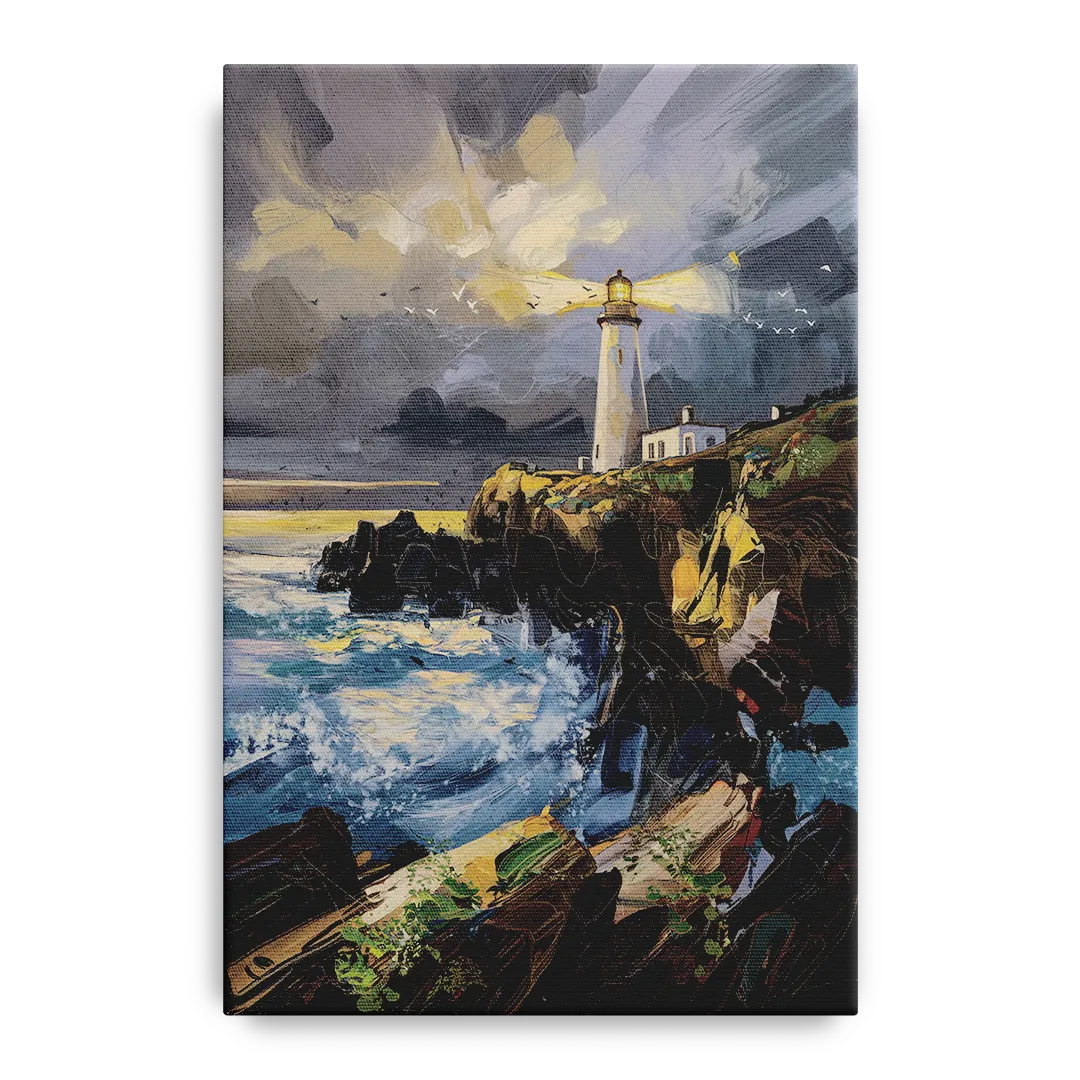 Bandon Lighthouse View Front - Canvas Wall Art