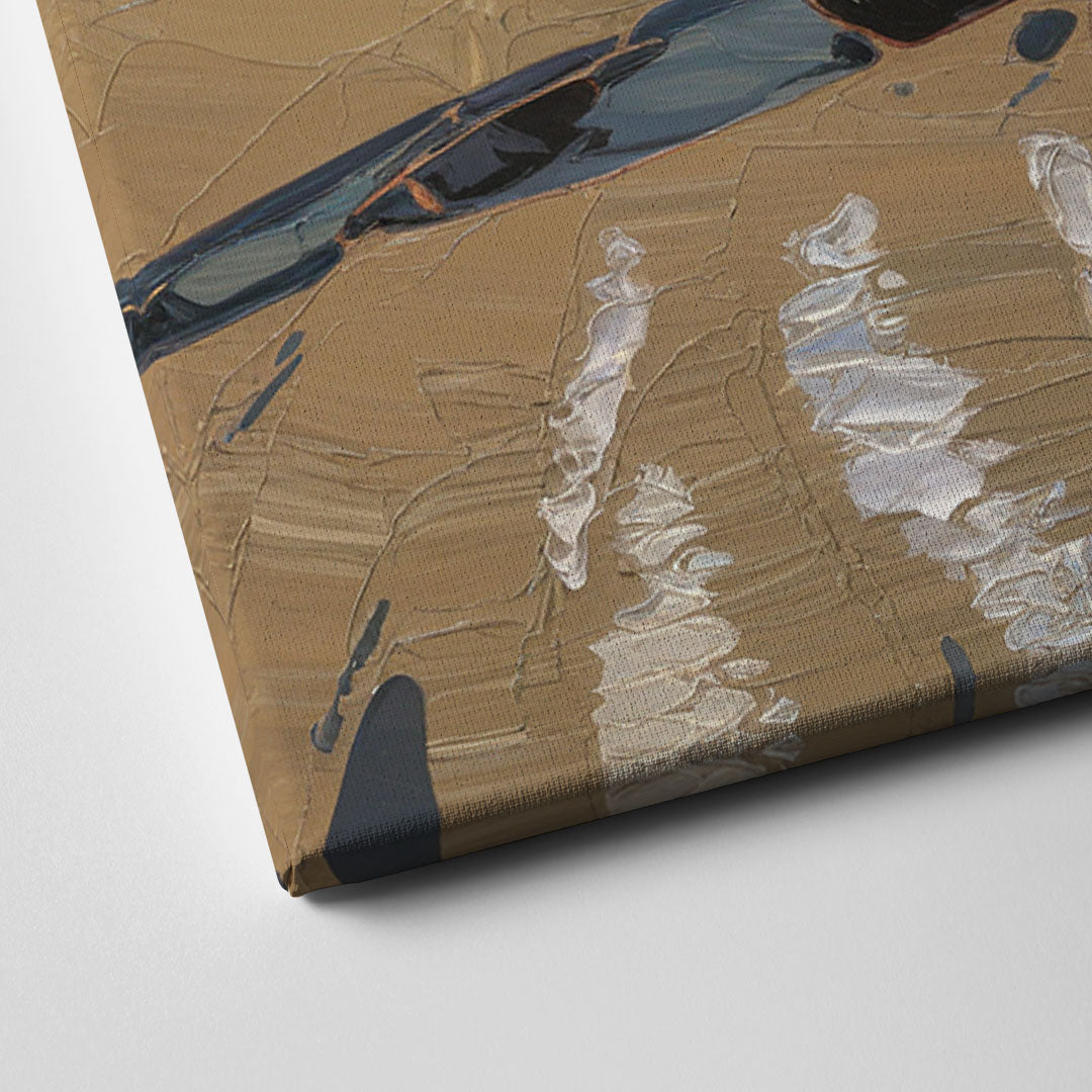 Bandon Oregon Shoreline Canvas Close Up
